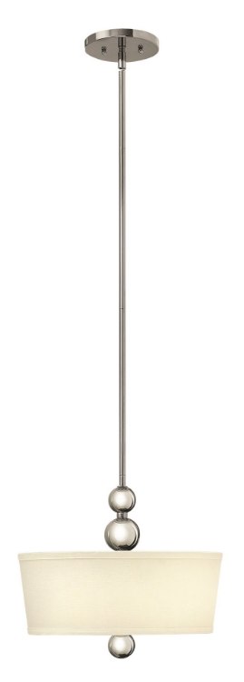 Foto para 32w Foyer Zelda LED Polished Nickel Stem Hung Pendant