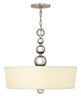 Foto para 100w Foyer Zelda MED Polished Nickel Inverted Pendant