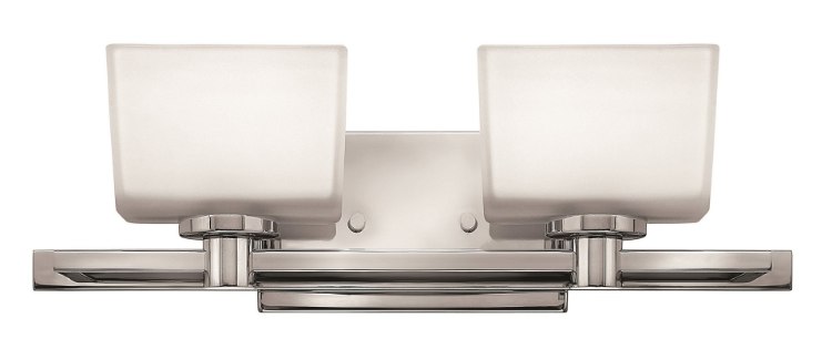 Foto para 60w Bath Taylor G-9 Etched White Chrome Bath Two Light