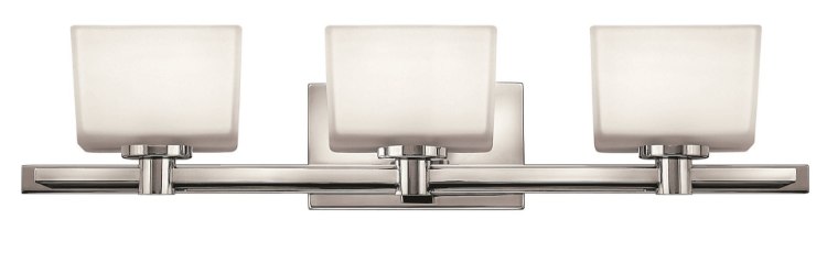 Foto para 4.5w Bath Taylor G9 LED Etched White Chrome Bath Three Light