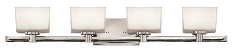 Foto para 60w Bath Taylor G-9 Etched White Chrome Bath Four Light