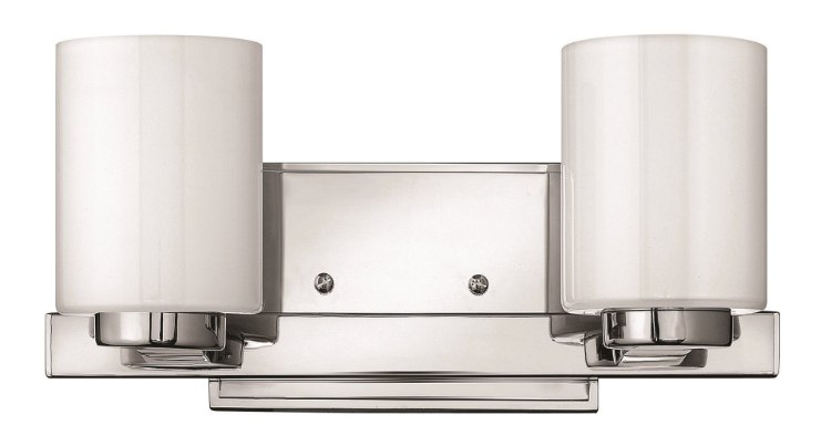 Foto para 60w Bath Miley G-9 Cased Opal Chrome Bath Two Light
