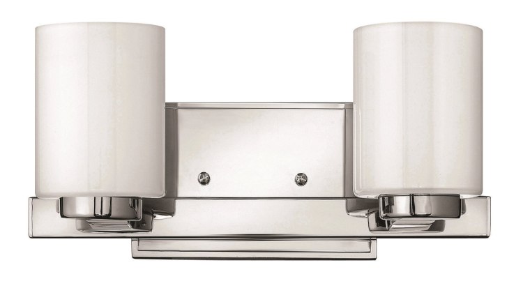 Foto para 5w Bath Miley G9 LED Cased Opal Chrome Bath Two Light