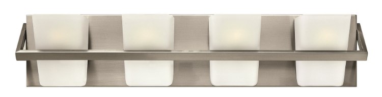 Foto para 60w Bath Blaire G-9 Etched Opal Brushed Nickel Bath Four Light