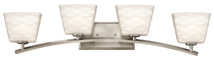 Foto para 60w Bath Tory G-9 Etched Opal Brushed Nickel Bath Four Light