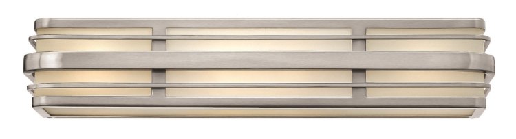 Foto para 100w Bath Winton MED Inside White Etched Panels Brushed Nickel Bath Four Light