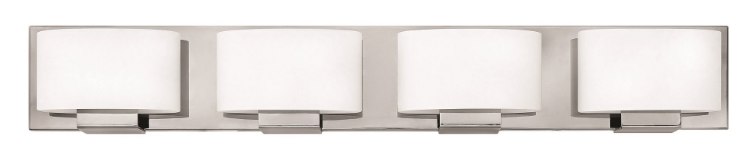 Foto para 60w Bath Mila G-9 Etched Opal Chrome Bath Four Light