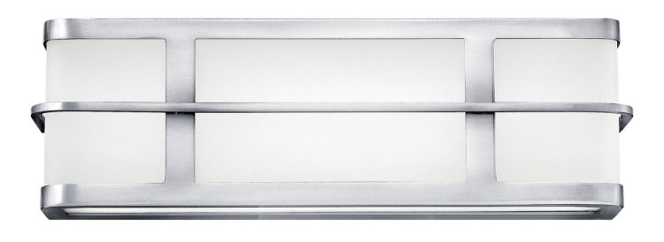 Foto para 15w Bath Fairlane LED Etched White Acrylic Chrome Bath Two Light