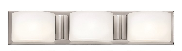 Foto para 60w Bath Daria G-9 Etched Opal Chrome Bath Three Light