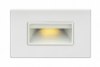 Foto para 4w Landscape Luna LED Satin White Landscape 120v Deck Horizontal Step Light