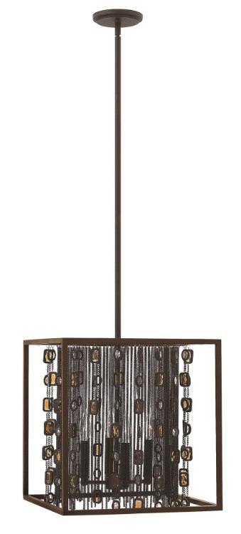 Picture of 60w Foyer Mercato CAND Anchor Bronze* Stem Hung Foyer