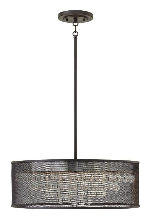 Foto para 60w Foyer Fiona CAND Black* Stem Hung Foyer