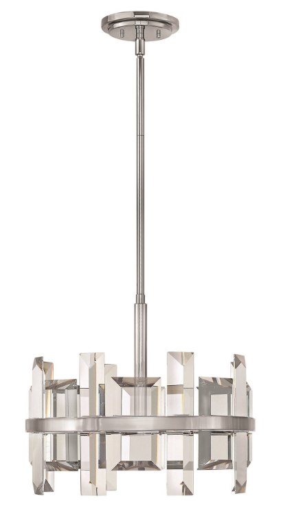 Picture of 60w Foyer Odette CAND Polished Nickel* Single Tier Pendant