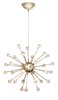 Foto para 1.5w Chandelier Impulse LED Polished Gold Single Tier Foyer