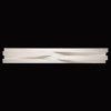 Foto para 40w Massimik Etched Glass Bottom White G9 6 light vanity