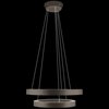 Foto para 1483lm Fornello Sand Textured Black Integrated LED 2 ring (light) pendant