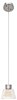 Foto para 301lm Crystal And Clear Glass Chrome Integrated LED 1 Light Mini Pendant
