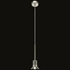 Foto para 246lm Koflo Etched Acrylic Brushed Nickel Integrated LED 1 Light Mini Pendant