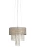 Foto para 40w Elauna Brushed Nickel G9 Large Drum Pendant