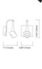 Foto para 20w Rockne Clear K9 Crystal Chrome G4 1 light sconce