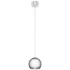 Foto para 5w 282lm Rendo Smoke Solar Control Coated  Glass Shade & Clear Cubic Zirconia Chip Lens Chrome Integrated LED Pendant