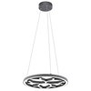 Foto para 1174lm Snowflake White Charcoal Integrated LED Pendant