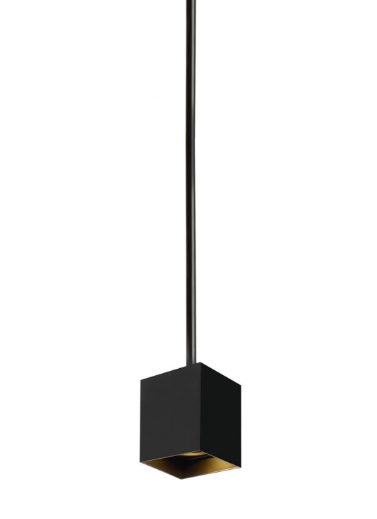 Foto para 15w Exo 27k Metal Shade Black 90cri TD-Exo Pendant 6IN 12INin 20° BK BK -LED927