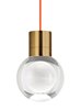 Foto para 9w Mina 22k Laser Etched Aged Brass 90cri TD-Mina Pendant 11-LITE OR AB -LED922