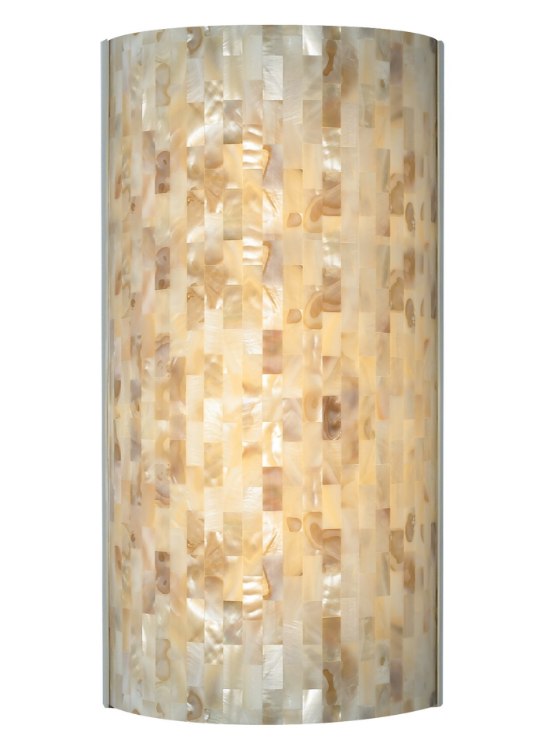 Foto para 18w Playa Satin Nickel WS-Playa Flush Wall Nat, sn-CF