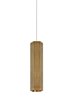 Foto para 50w Blok Aged Brass/Aged Brass Bi-Pin FJ-Blok Pendant S AB/AB