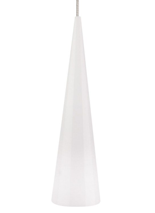 Foto para 50w Pinnacle Chrome FJ-Pinnacle Pend sm wht, ch