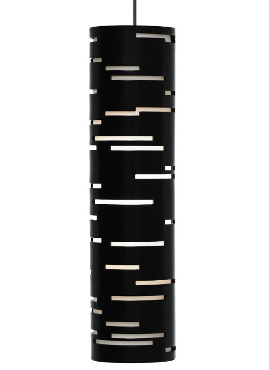 Picture of 8w Revel 30k Satin Nickel 80cri FJ-Revel Pendant BLK, sn-LED