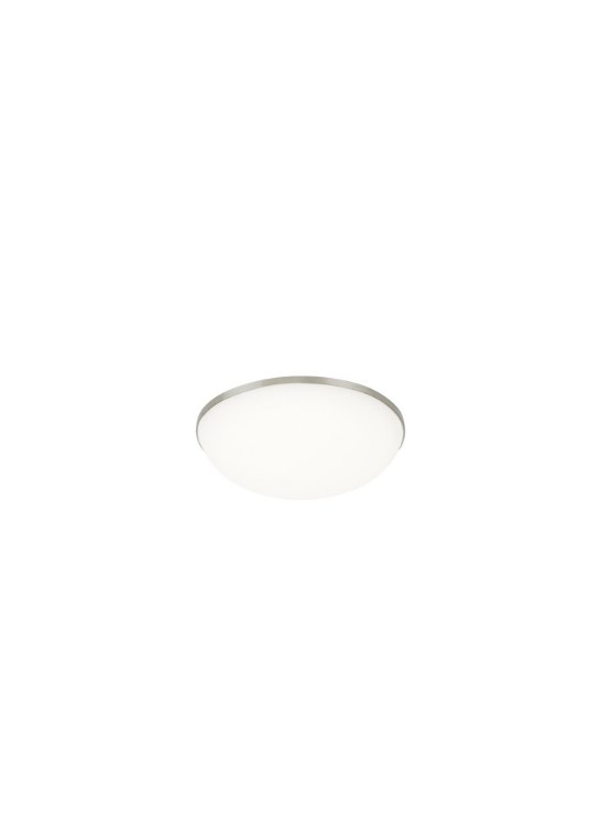 Foto para 50w Megan 27k Satin Nickel 90cri Megan Flush Mount Ceiling 18IN sn-LED927