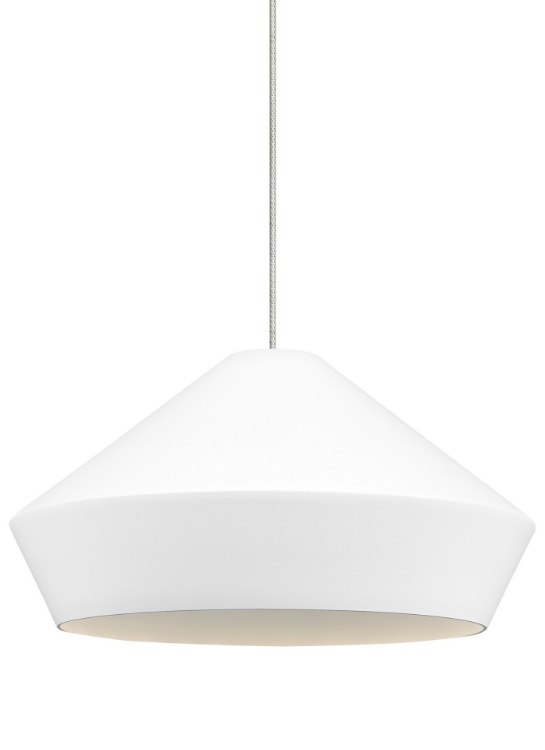 Foto para 8w 500lm Brummel 30k Satin Nickel 80cri KL-Brummel Pendant WHsn-LEDS830