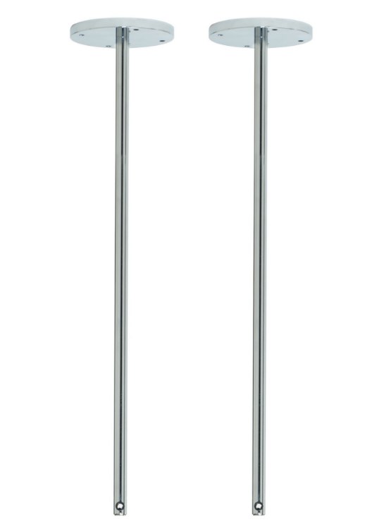 Foto para Kable Satin Nickel KL-Hvy Duty Stndf 18IN pair,sn
