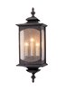 Foto para 180w (3x60w) Market Square 25" Candelabra Oil Rubbed Bronze 3-Light Outdoor Wall Sconce