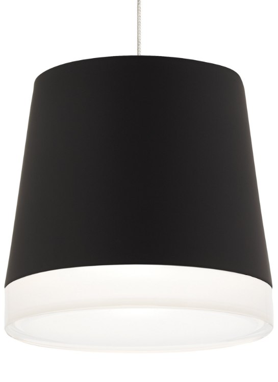 Picture of 8w Henrik 30k Satin Nickel 80cri MP-Henrik Pendant Black, sn, -LED