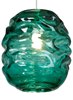 Foto para 8w Audra 30k Glass Shade Black 90cri TD-Audra Grande Pendant SG bk-LEDS930