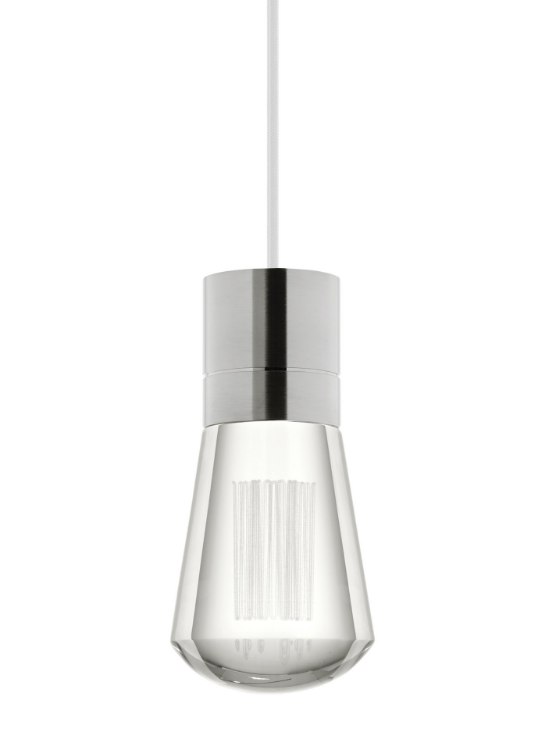 Foto para 9w Alva 22k Satin Nickel 90cri TD-Alva Pendant WH SN -LED922