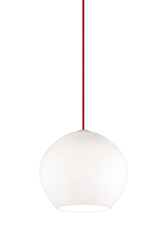 Foto para 75w Cleo Satin Nickel TD-Cleo Pnd Med WH RD, sn