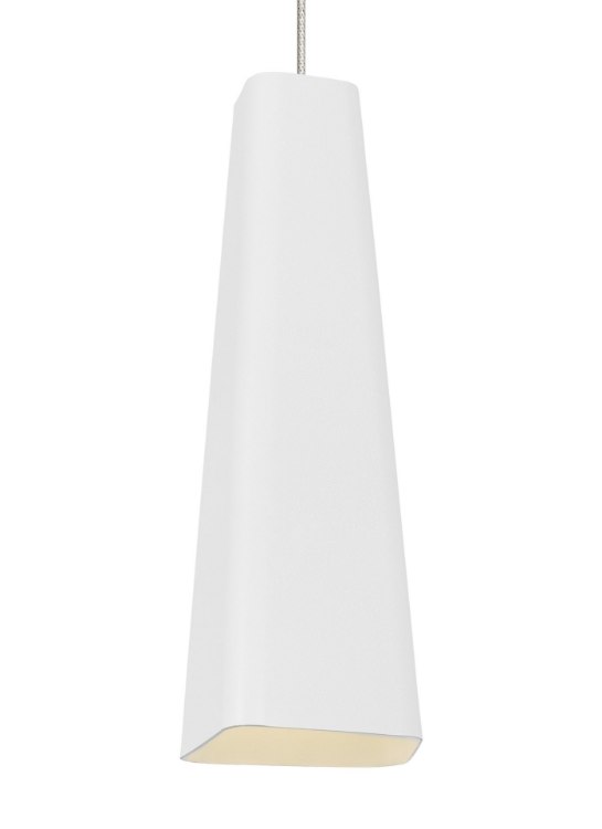 Foto para 8w 500lm Rhonan 30k Satin Nickel 80cri MO-Rhonan Pendant WH/WH sn-LEDS830