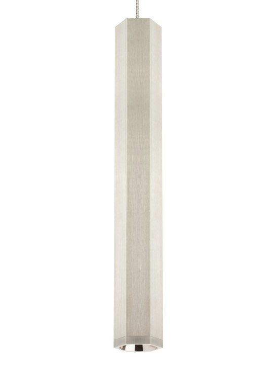 Foto para 8w Blok 30k Satin Nickel/Satin Nickel 90cri MO-Blok Pendant L SN/SN-LED930