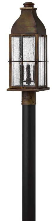 Foto para 5w Outdoor Bingham CAND. LED Clear Seedy Sienna Post Top/ Pier Mount