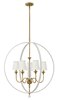Foto para 60w Chandelier Waverly CAND Warm White Stem Hung Foyer