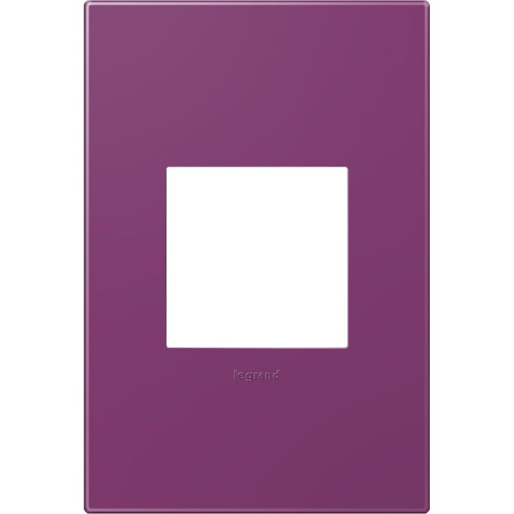 Foto para adorne Plastics Plum 1-Gang Wall Plate