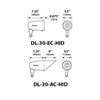 Foto para 100w 120v Black Texture E26 PAR30 Angle Collar Convex Lens Cast Aluminum Directional Outdoor Ground Bullet