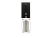 Foto para 60w 5" Dunbar Matte Black with Polished Chrome Accents 1-Light Wall Sconce