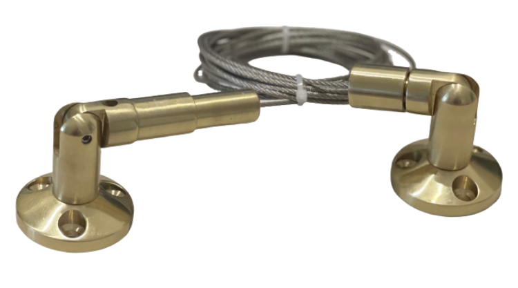 Foto para 10' Gold Ceiling-Floor Cable Anchor Set