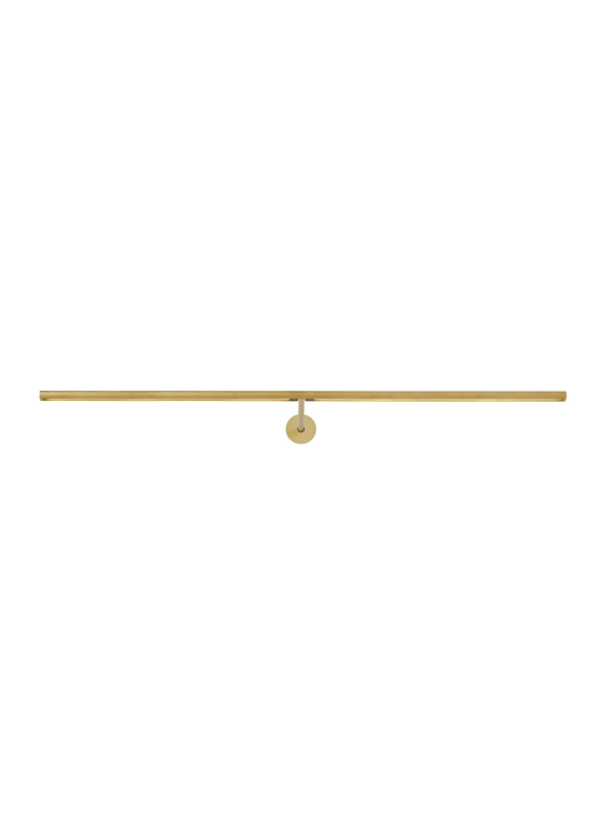 Foto para 30" Plural Dome Natural Brass 27k LED Picture Wall Light